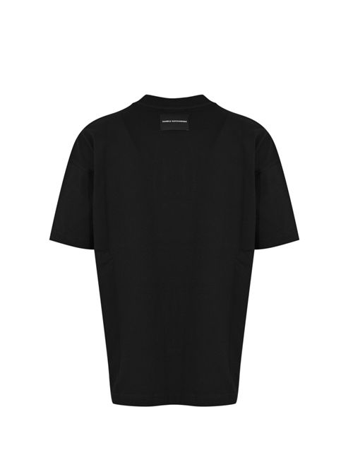 T-shirt over in cotone Nero DANIELE ALESSANDRINI | DUTC0033 JC04909000